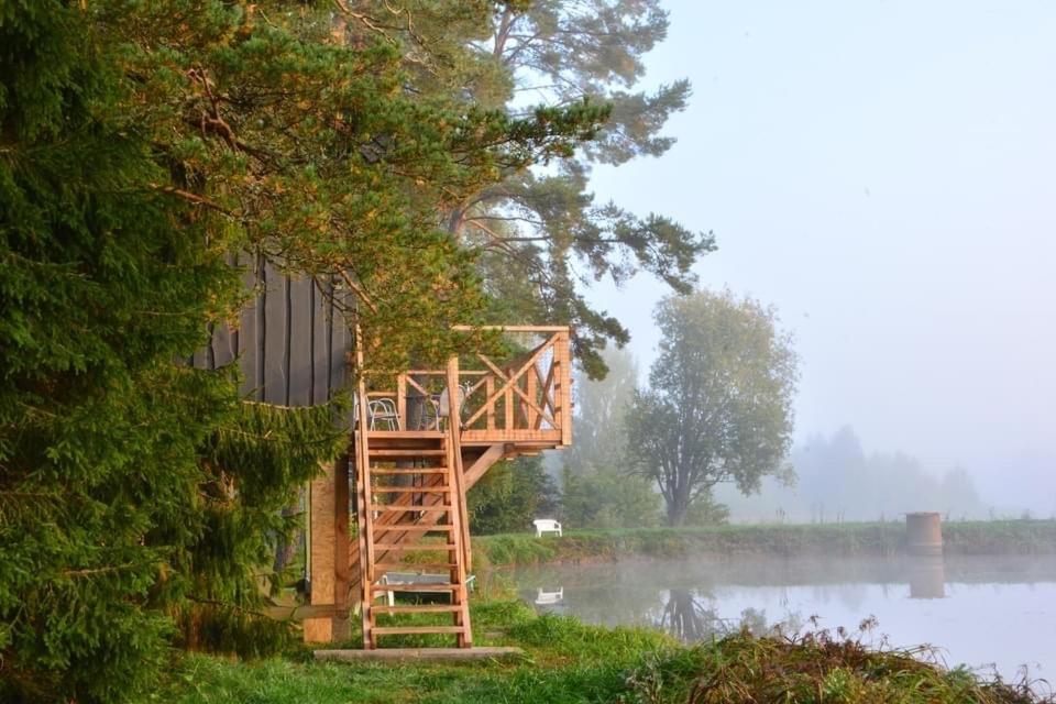Dragon House In The Tree! Jacuzzi, Sauna ,Cinema,Heated Lici  المظهر الخارجي الصورة